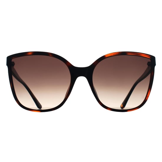Guess Cat Eye Womens Dark Havana Brown Gradient GU00144 - Image 1
