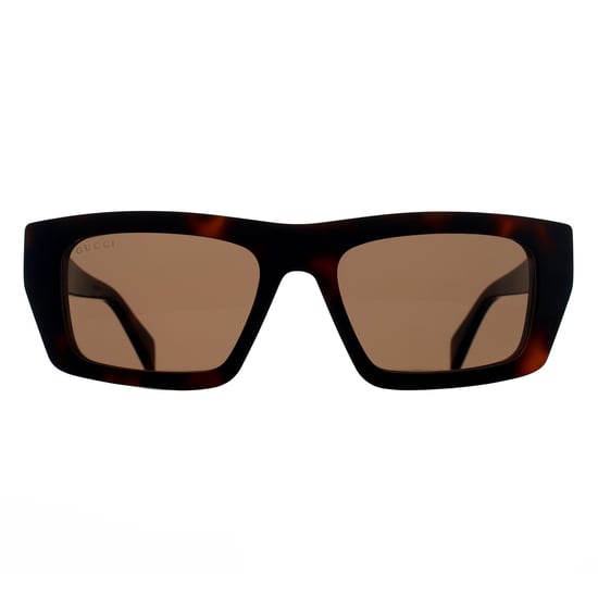Gucci Square Mens Havana Brown GG2020S - Image 1