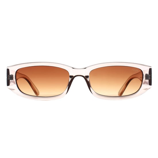 Atum Rectangle Womens Shiny Transparent Beige Brown Gradient Nyctra - Image 1