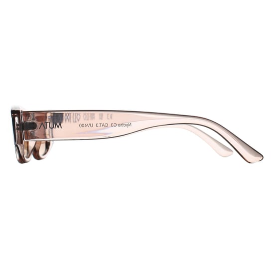 Atum Rectangle Womens Shiny Transparent Beige Brown Gradient Nyctra - Image 3
