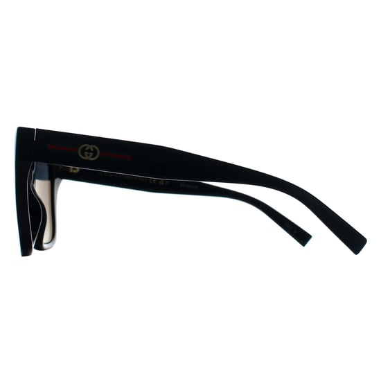 Gucci Square Womens Black Grey Polarized GG2102S - Image 3
