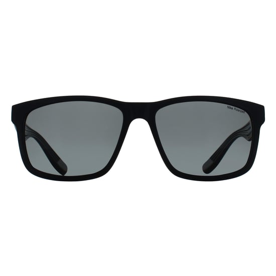 Nike Rectangular Mens Shiny Black Grey Polarized Cruiser P FQ4678 - Image 1