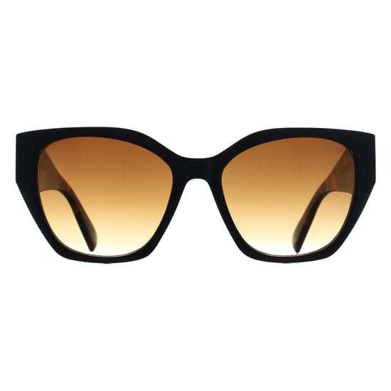 Atum Cat Eye Womens Shiny Black and Havana Brown Gradient Zenith - Image 1