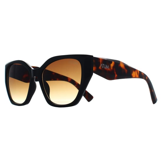 Atum Cat Eye Womens Shiny Black and Havana Brown Gradient Zenith - Image 2