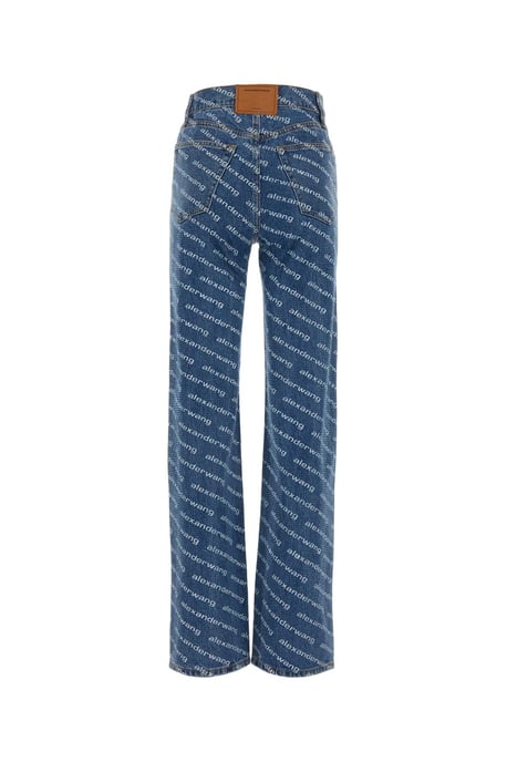 Printed Denim Jeans - Image 1