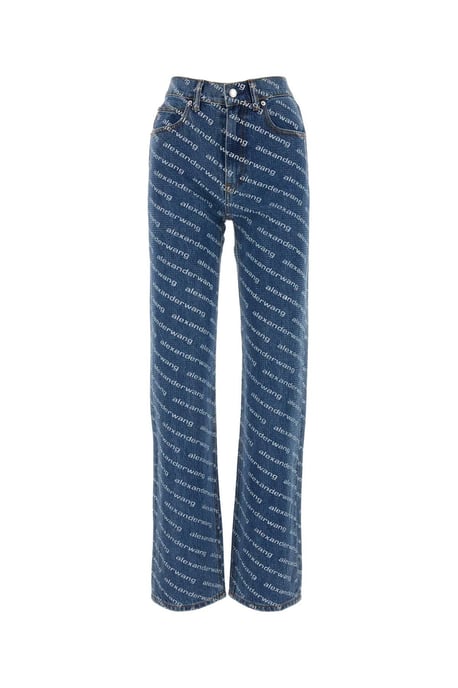 Printed Denim Jeans - Image 2