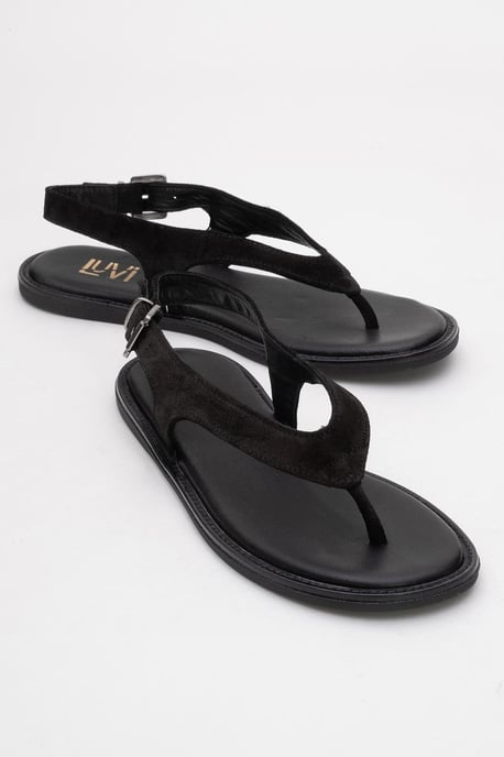 Belinda Läder Thong Sandaler (Women) - Image 2