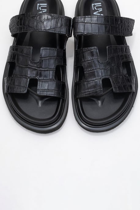 Loana Läder Slide Sandal - Image 2