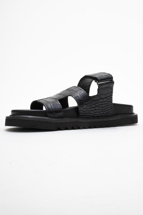 Loana Läder Slide Sandal - Image 4