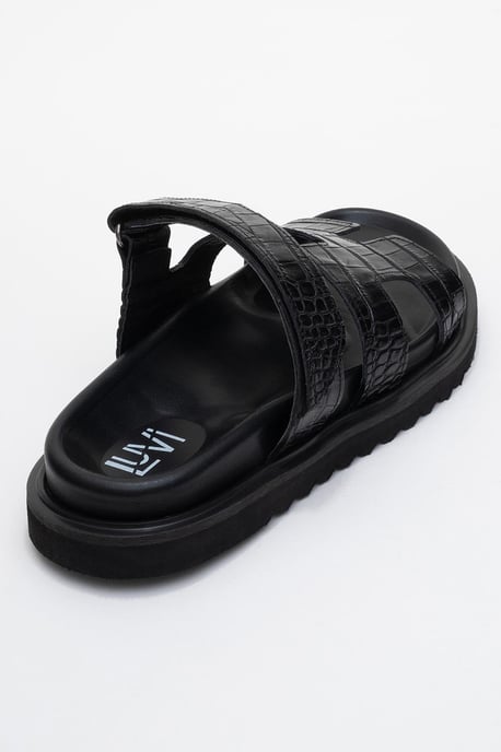 Loana Läder Slide Sandal - Image 5