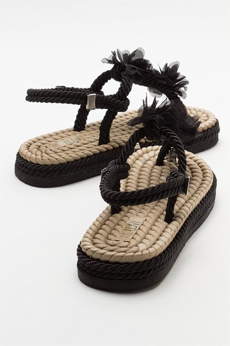 SANTRA Lace-Up Thong Sandals (Women) - Image 3