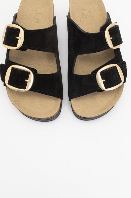 Harbor Mocka Läder Two-Strap Sandal (Women) - Image 2