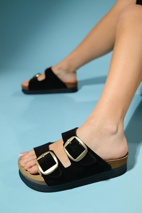 Harbor Mocka Läder Two-Strap Sandal (Women) - Image 5