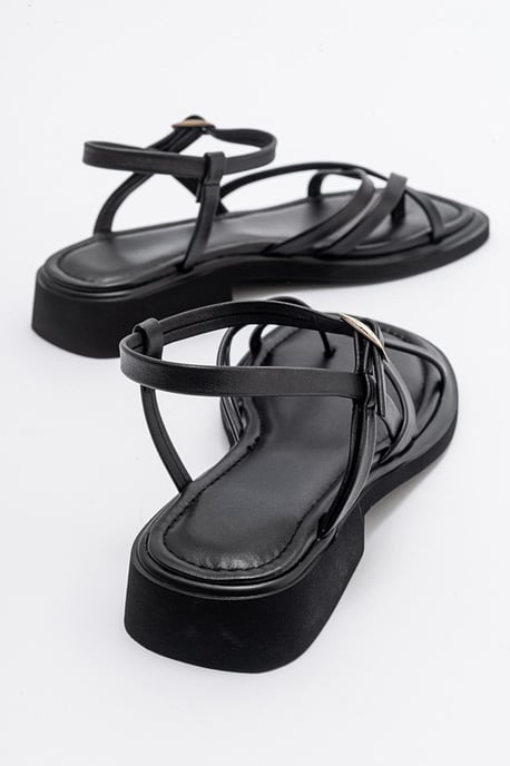 Antas Met bandjes Leer Plat Sandalen (Women) - Image 5