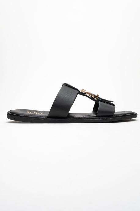 Sveta Läder Med Spänne Sandal (Women) - Image 6
