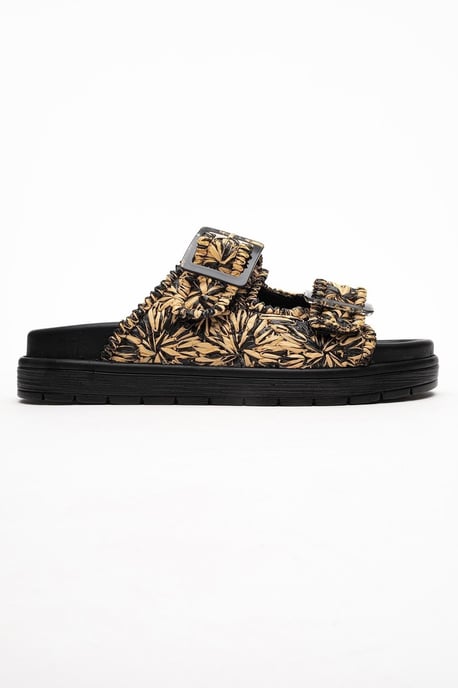 Milana Läder Double‑Strap Sandal (Women) - Image 6