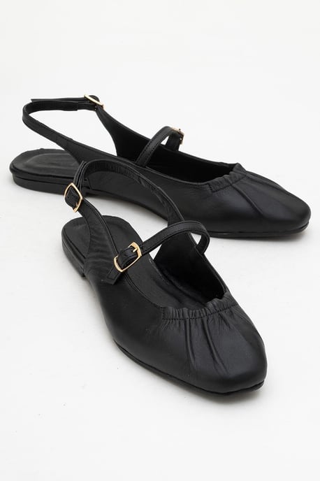Britney Läder Closed-Toe Sandal - Image 1