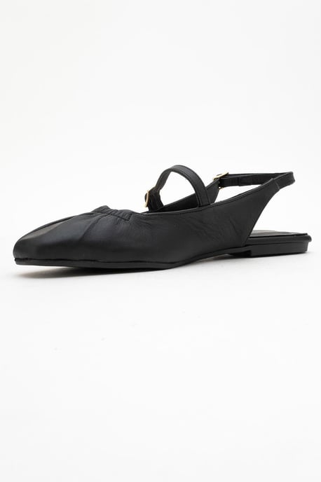 Britney Läder Closed-Toe Sandal - Image 4