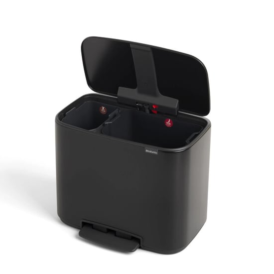 Brabantia Bo pedaalemmer 11 + 23 liter matt black - Image 4