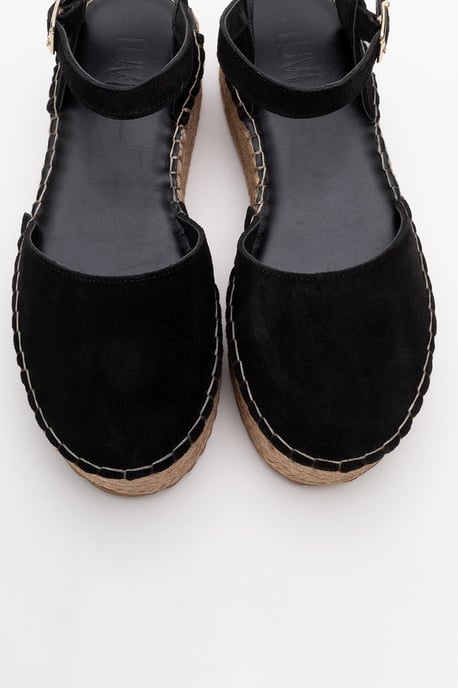 Viba Leren Espadrille Platform Sleehak Sandalen (Dames) - Image 2