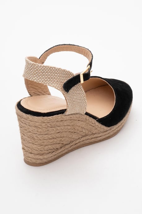 Sinta Suède Leren Platform Espadrille (Dames) - Image 4