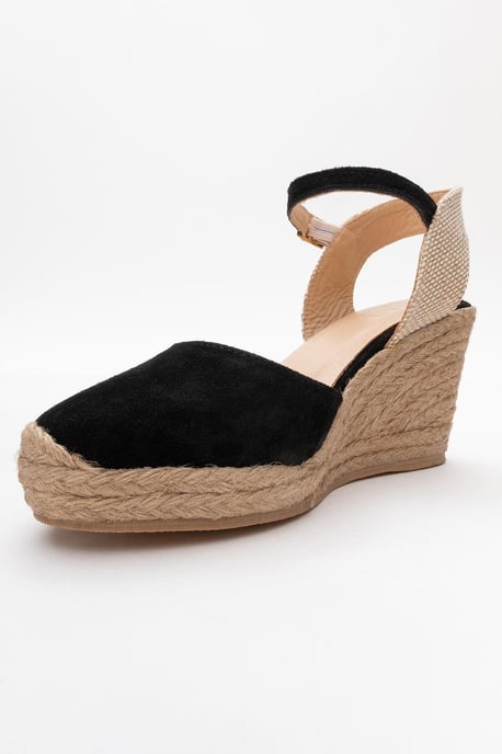 Sinta Suède Leren Platform Espadrille (Dames) - Image 5