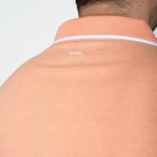 Q1905 Polo shirt stein licht melange - Image 3