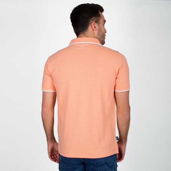 Q1905 Polo shirt stein licht melange - Image 4