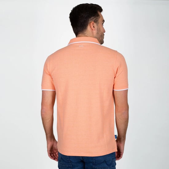 Q1905 Polo shirt stein licht melange - Image 5