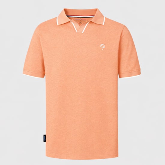 Q1905 Polo shirt stein licht melange - Image 6