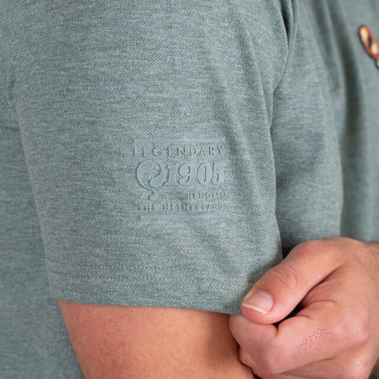 Q1905 Polo shirt zuidland licht melange - Image 2