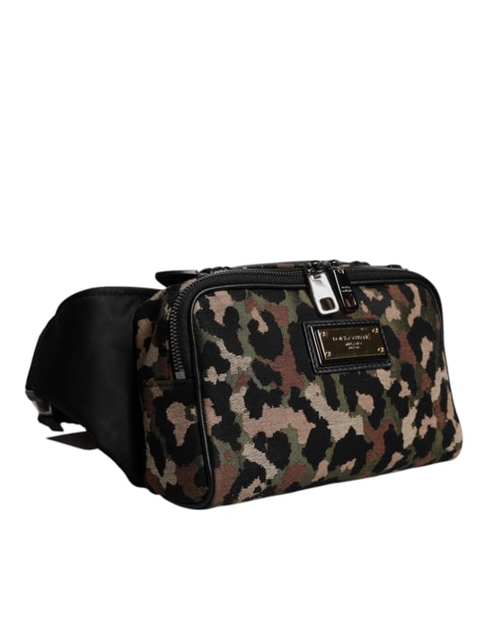 Dolce & Gabbana Multicolor Luipaard DG Logo Riem Heup Heuptas Tas - Image 3