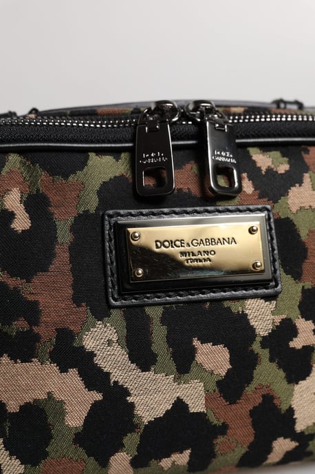 Dolce & Gabbana Multicolor Luipaard DG Logo Riem Heup Heuptas Tas - Image 6
