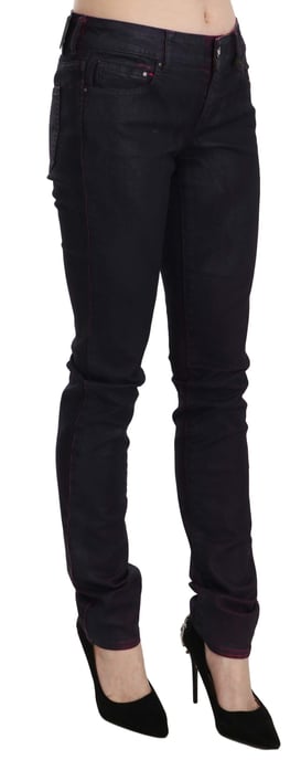 Cavalli Gecoate Skinny Jeans Marineblauw - Image 2