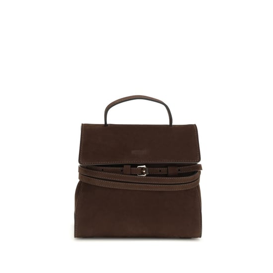 Moschino Brown Kalfslederen Bos Taurus Handtas - Image 1