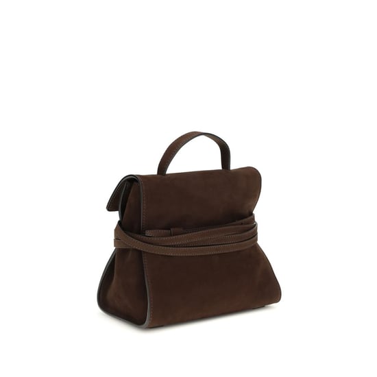 Moschino Brown Kalfslederen Bos Taurus Handtas - Image 3