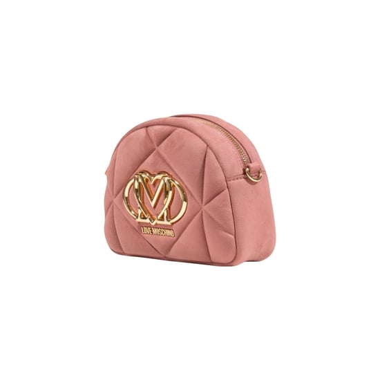 Love Moschino Roze Suède Leren Handtas - Image 3