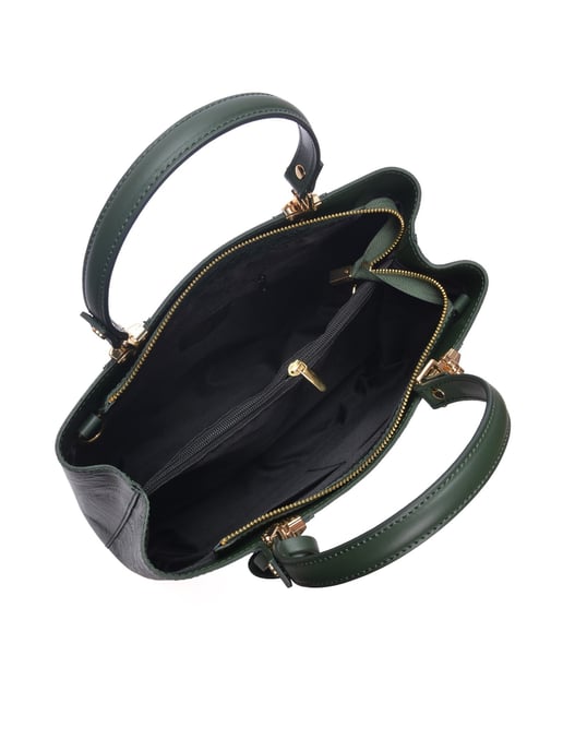 Anna Luchini Groen Rundleer Tas - Image 4