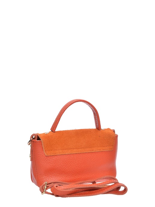 Roberta M Oranje Rundleer Tas - Image 2