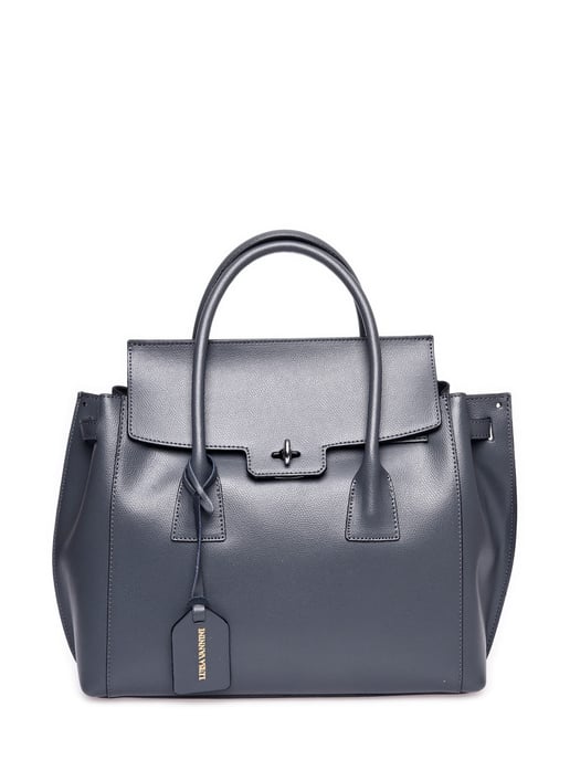 Luisa Vannini Grijs Rundleer Tas - Image 1