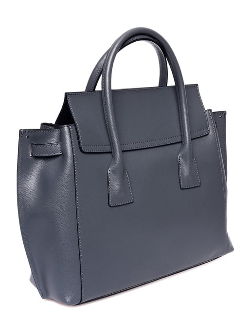 Luisa Vannini Grijs Rundleer Tas - Image 2