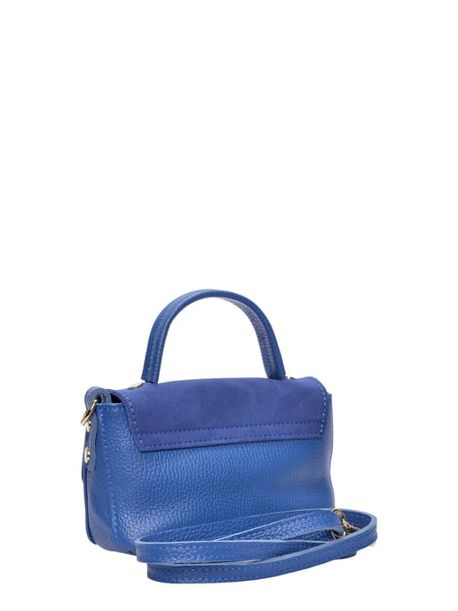 Roberta M Blauw Rundleer Tas - Image 2
