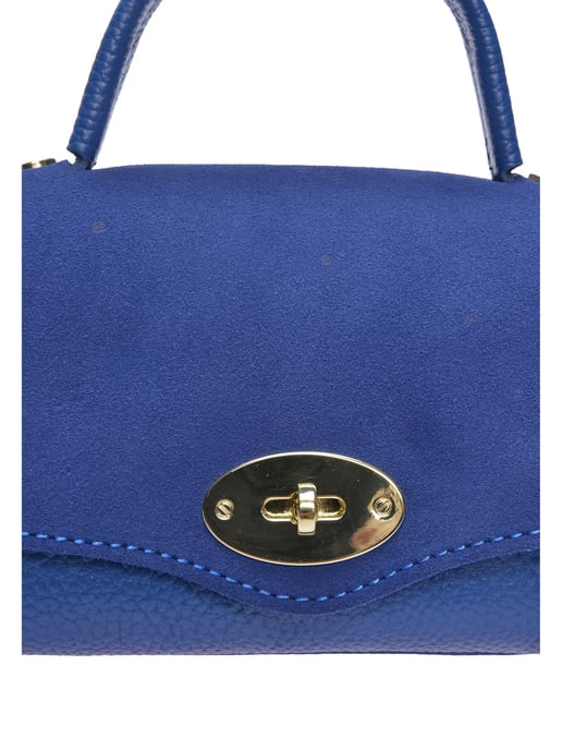 Roberta M Blauw Rundleer Tas - Image 3