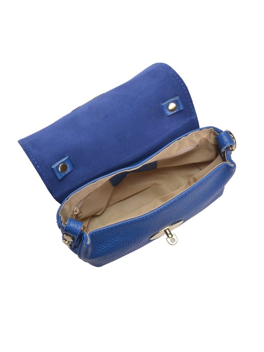 Roberta M Blauw Rundleer Tas - Image 4