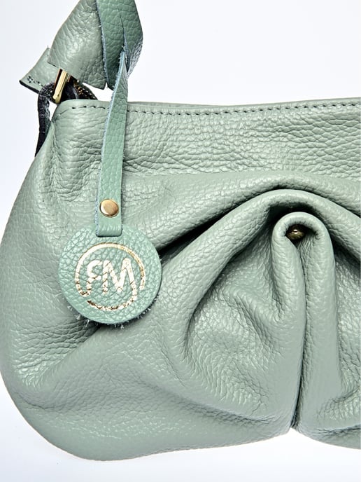 Roberta M Groen Rundleer Tas - Image 3