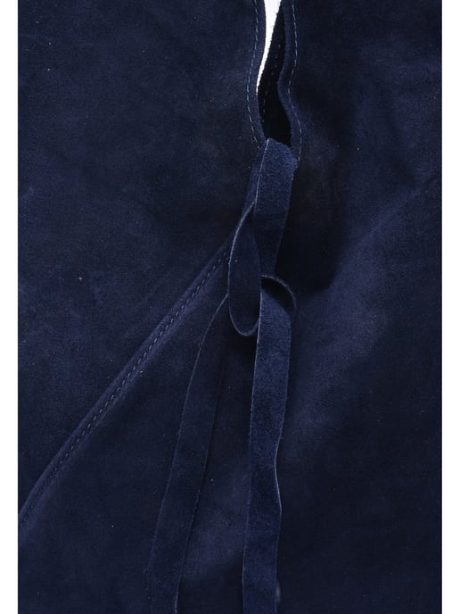 Anna Luchini Blauw Rundleer Tas - Image 3