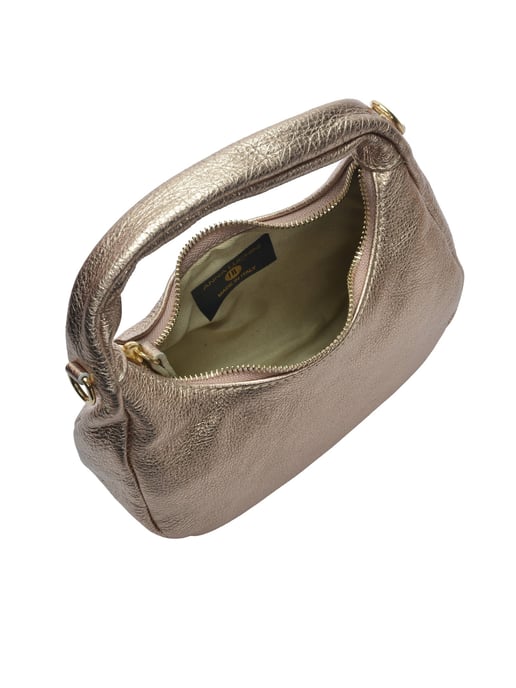 Anna Luchini Brons Rundleer Tas - Image 4