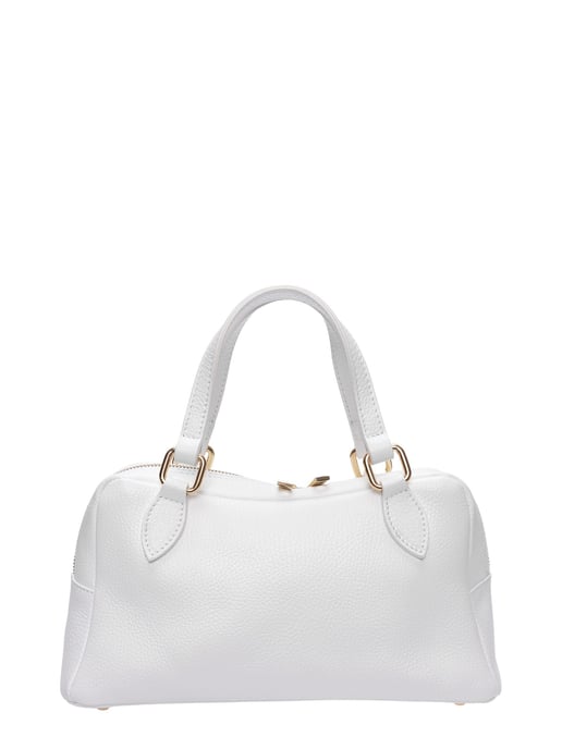 Roberta M Wit Rundleer Tas - Image 1