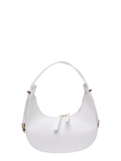 Isabella Rhea Wit Rundleer Tas - Image 1