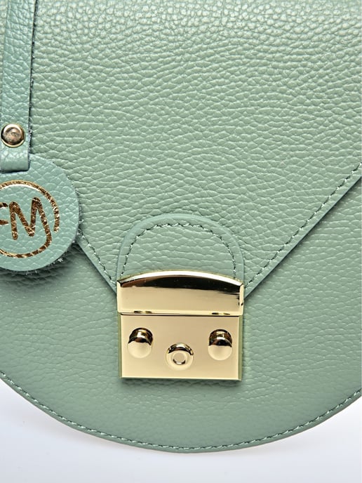 Roberta M Green Leather Bag - Image 3